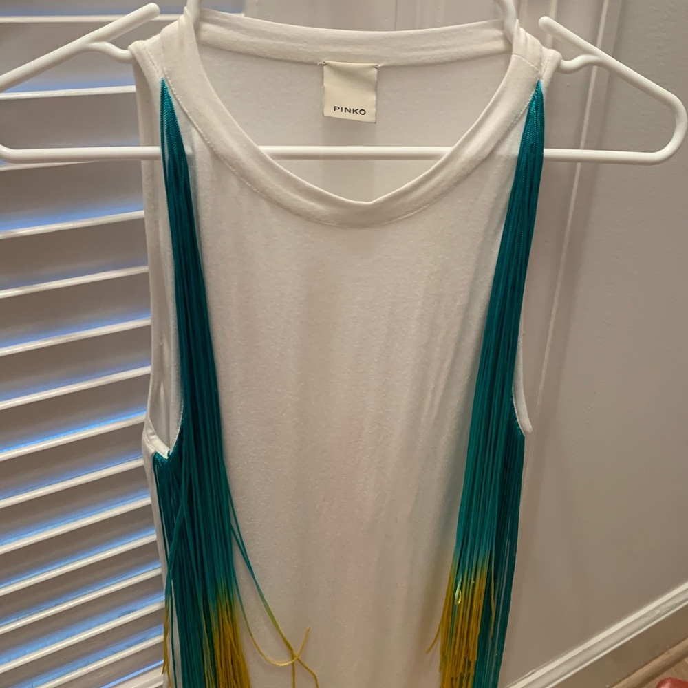 Pinko Fringe Top